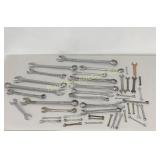 End Wrenches Assortment Various Sizes, MFG
