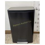 New Kohler Black Trash Can w/ Step Slow Close Lid