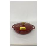 Unused Lodge 12" Enameled Cast Iron Pan w/ Lid
