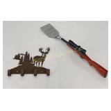 Rifle w/ Scope Spatula 18ï¿½" Long Metal Buck