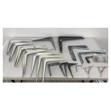 Shelf & Corner Bracket Assortment Various Sizes