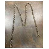 Log Tow Chain 3/8" x 14" Ft W/ Hook on Each End