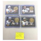 1996 Pinnacle Mint Football Cards w/ Medallion