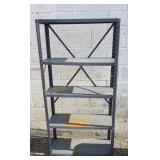 Metal 5 Tier Shelf Unit 30" x 12" x 61" Tall