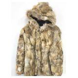 Coyote Fur Coat Men