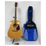 Burswood JW-41F Acoustic Guitar w/ Soft Case