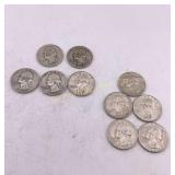 Washington Silver Quarters 1940