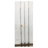 Zebco 5ï¿½Ft Fishing Pole w/ Reels 3 Pc Lot