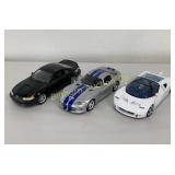 Die Cast Cars 1:18 Scale Ford GT 90, Mustang GT,