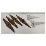 Large Hinges 6 Pc Lot