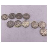 Washington Silver Quarters 1940