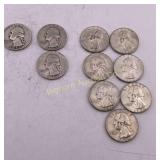 Washington Silver Quarters 1950