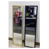 Gold & Black Framed Mirrors