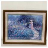 Framed Bettie Fielder "Thru God Grace" Wall Art