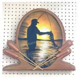 Fisherman Wooden Wall Art