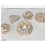 Jello Mold Assortment 5 Pc Lot