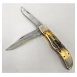 Case XX 5265 SS Stag Handle Knife 5 1/4" Closed