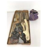 Flint Knapping Tools, Obsidian