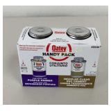 Oatey Handy Pack Purple Primer & Clear PVC Cement