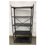 Metal Shelf Unit 36" x 15" x 71" Tall