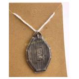 Sterling Silver Locket Pendant Marked J.C.