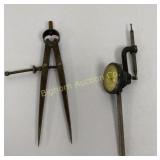 VTG Dial Test Indicator 1"/1000, Compass 2 Pc Lot