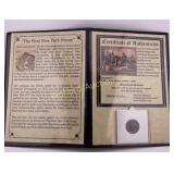 1735 "The First New York Penny" in Display