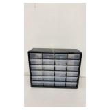24 Bin Parts Organizer Cabinet