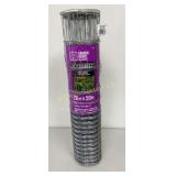 New Everbilt Galvanized Garden Fence 28" x 50 Ft