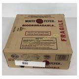 White Flyer Orange Clay Pigeons