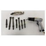 CP Air Hammer Chisel w/ 9 Pc Bit Assortment