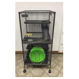 Paw Hut 4-Tier Metal Small Animal Cage On Wheels