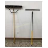 26" Push Broom, 22" Floor Squeegee