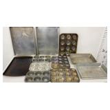 Baking Items: Cookie Sheets, Muffin Pans