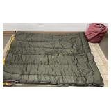 Double Wide Sleeping Bag, 1- Single Sleeping Bag