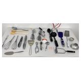 Kitchen Utensils: Tongs, Canning Funnels, Mixers,
