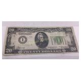 1934 US Twenty Dollar Note