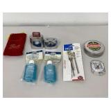 Camping items: JON-E G1 Hand Warmer, Campers Soap