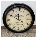 26" Wall Clock Families are Forever