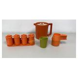 VTG Tupperware: Spice Rack w/ Shaker Lids,