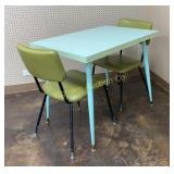 3 Pc Dinette Set 35" x 25" Table Plus 2 Chairs