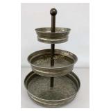 Galvanized 3 Tier Serving Stand
