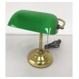 VTG Desk Lamp w/ Pull Chain Switch & Green