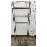 Over The Toilet Shelf & Magazine Rack 2 Pc Lot