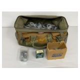 Tool Bag w/ Electrical Conduct Fittings, Hole Saw