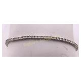 7ï¿½" Bracelet Sterling Silver & CZ