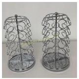 Keurig Rotating Chrome Coffee Pod Organizers