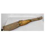 Leather Rifle Scabbard w/ Tooled Buck Deer