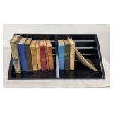 Book Shelf w/ VTG Book Assortment