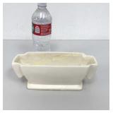 VTG McCoy Pottery Art Deco Planter Matte White